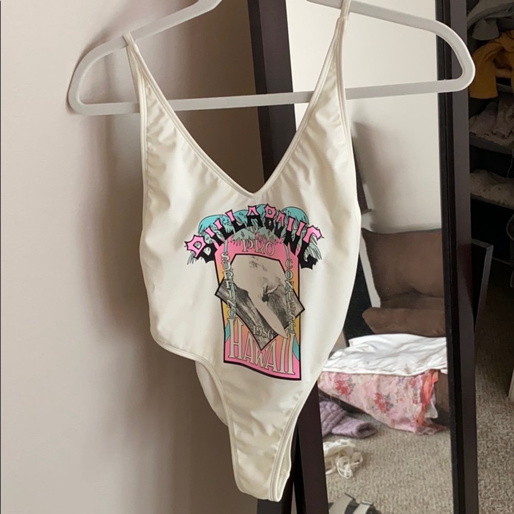 Retro billabong one-piece swimsuit